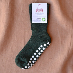 Child's Grippy Organic Wool Socks