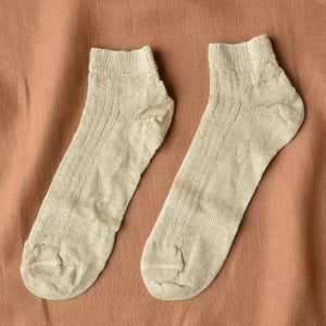 Ankle Sports Socks - Organic Merino/Linen (Adults 36-41)