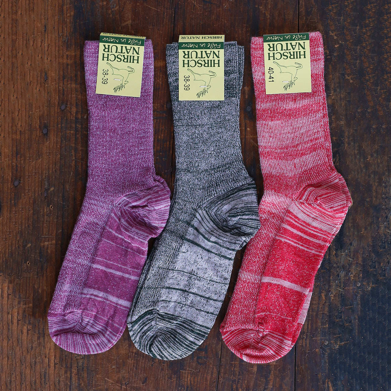 Daily Organic Wool/Cotton Socks - Melange (Adults 36-41)