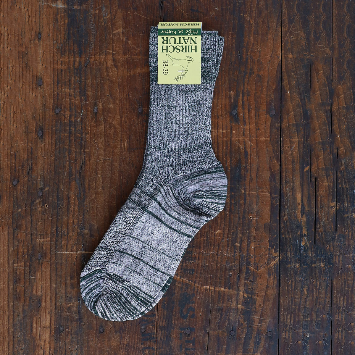 Daily Organic Wool/Cotton Socks - Melange (Adults 36-41)