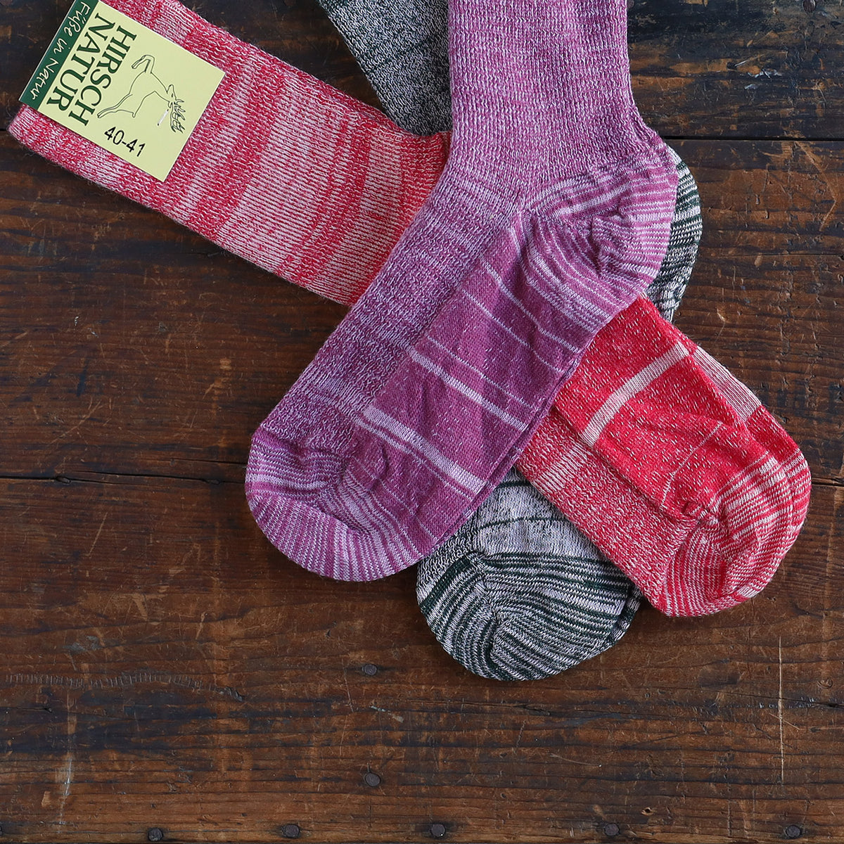Daily Organic Wool/Cotton Socks - Melange (Adults 36-41)