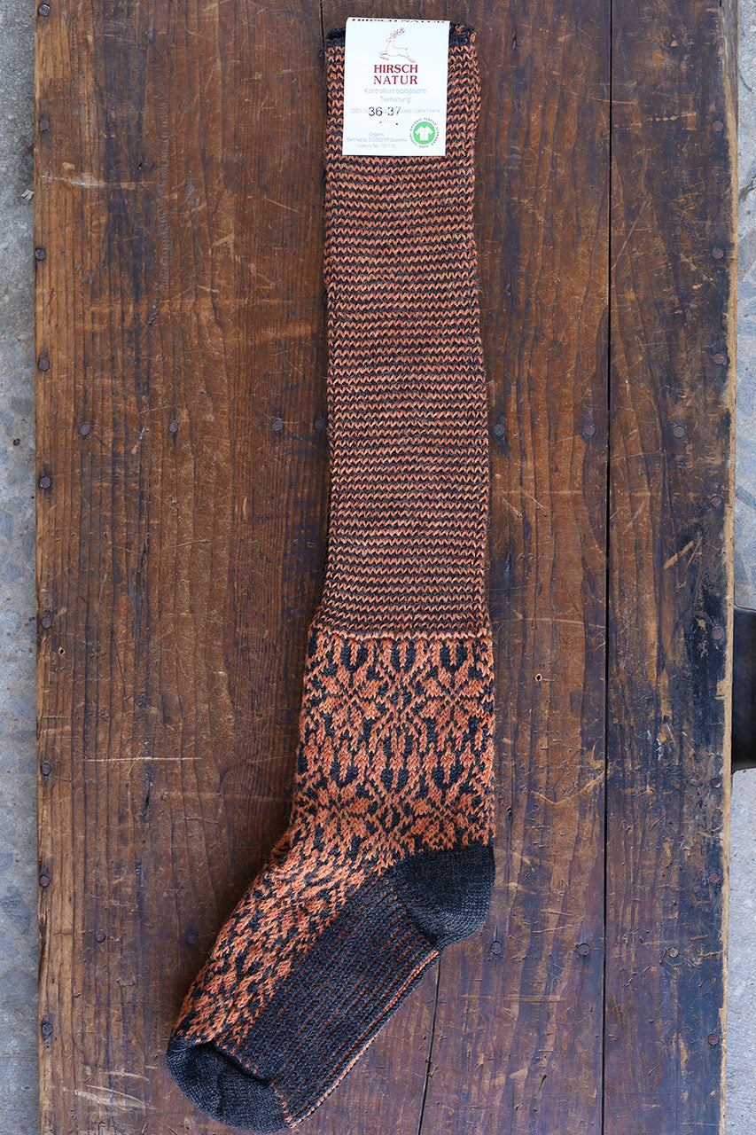 Kneehigh Hygge Fairisle Organic Wool Socks (Adults 36-41)