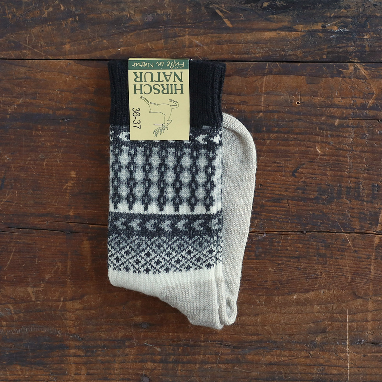 Pattern Socks - Organic Merino with Linen Sole (Adults 36-43)