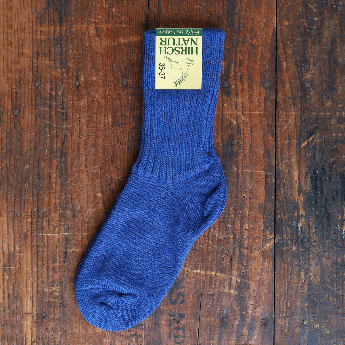 Ribbed Knit Socks - Organic Wool/Alpaca (Adults 36-41)