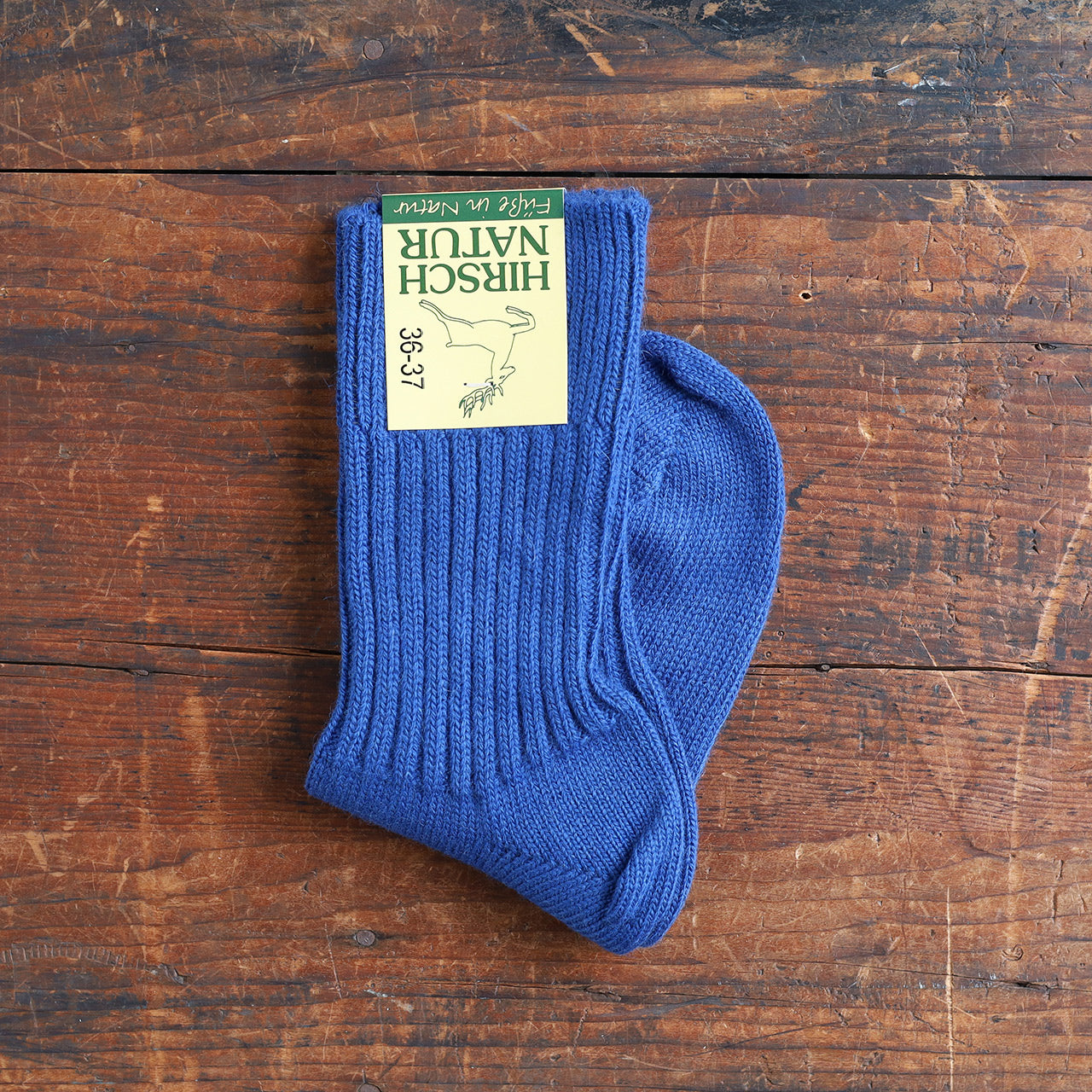Ribbed Knit Socks - Organic Wool/Alpaca (Adults 36-41)