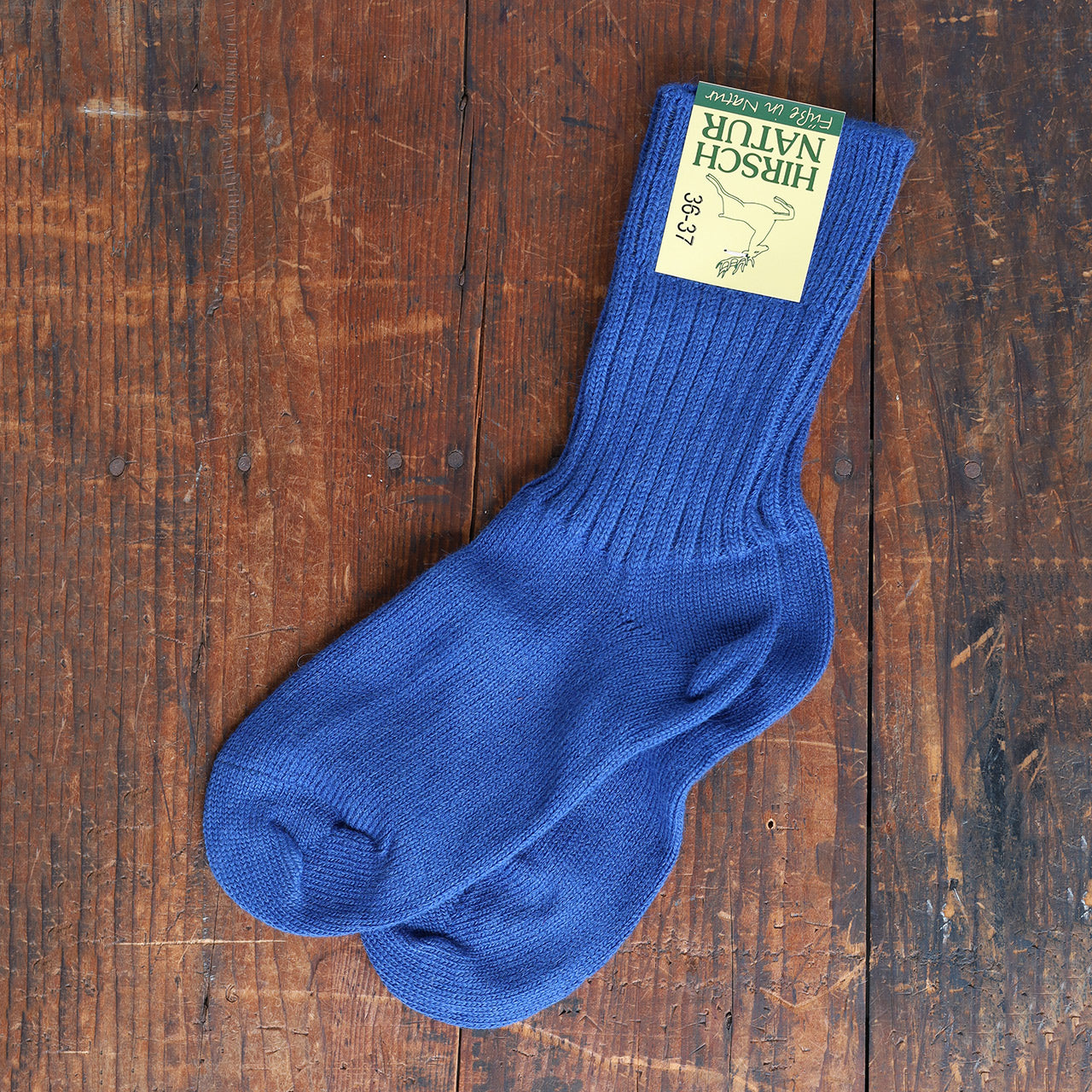 Ribbed Knit Socks - Organic Wool/Alpaca (Adults 36-41)