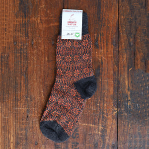 Fine Snowflake Wool Socks - Organic Merino (Adults 36-43)