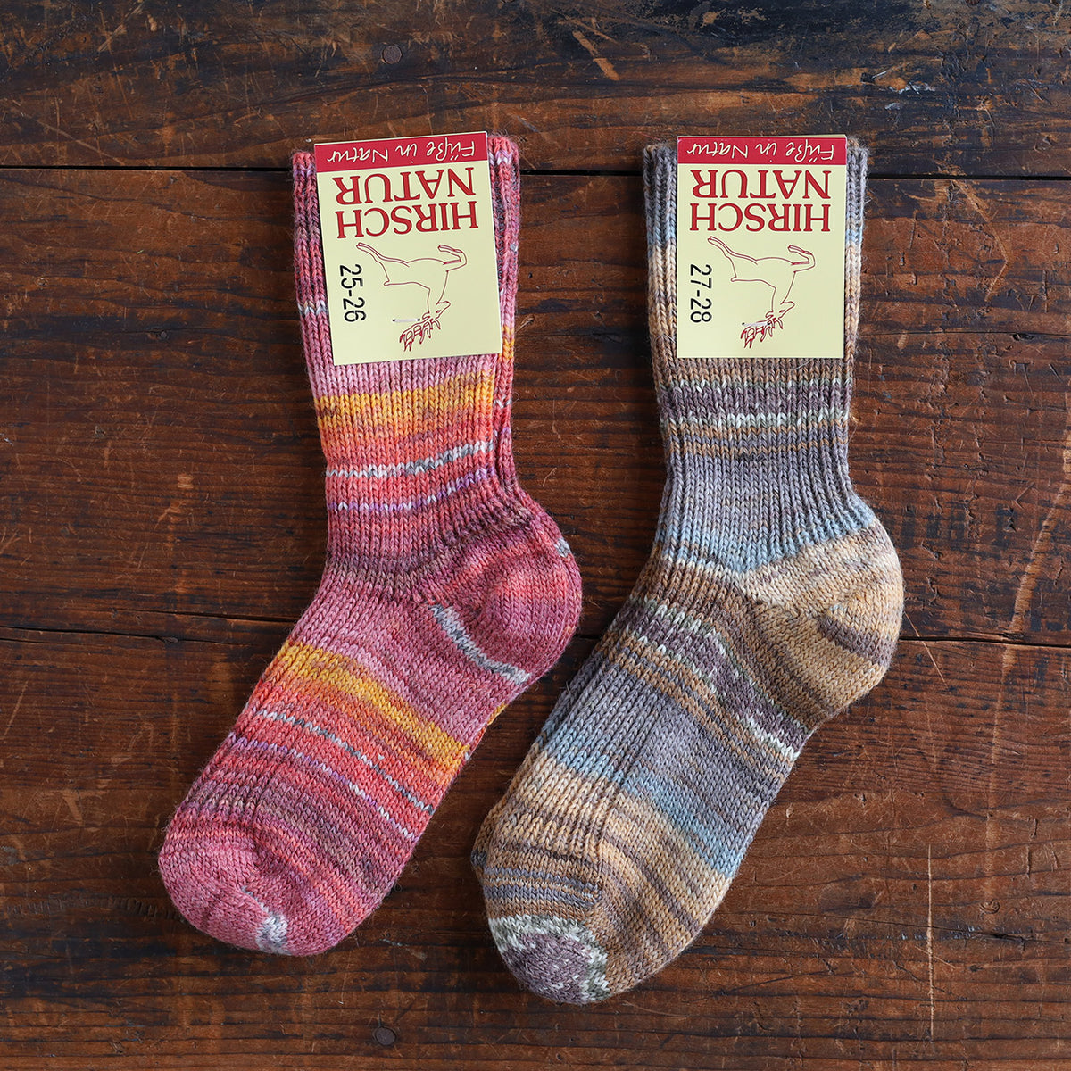 Child's Chunky Organic Wool Socks - Multi