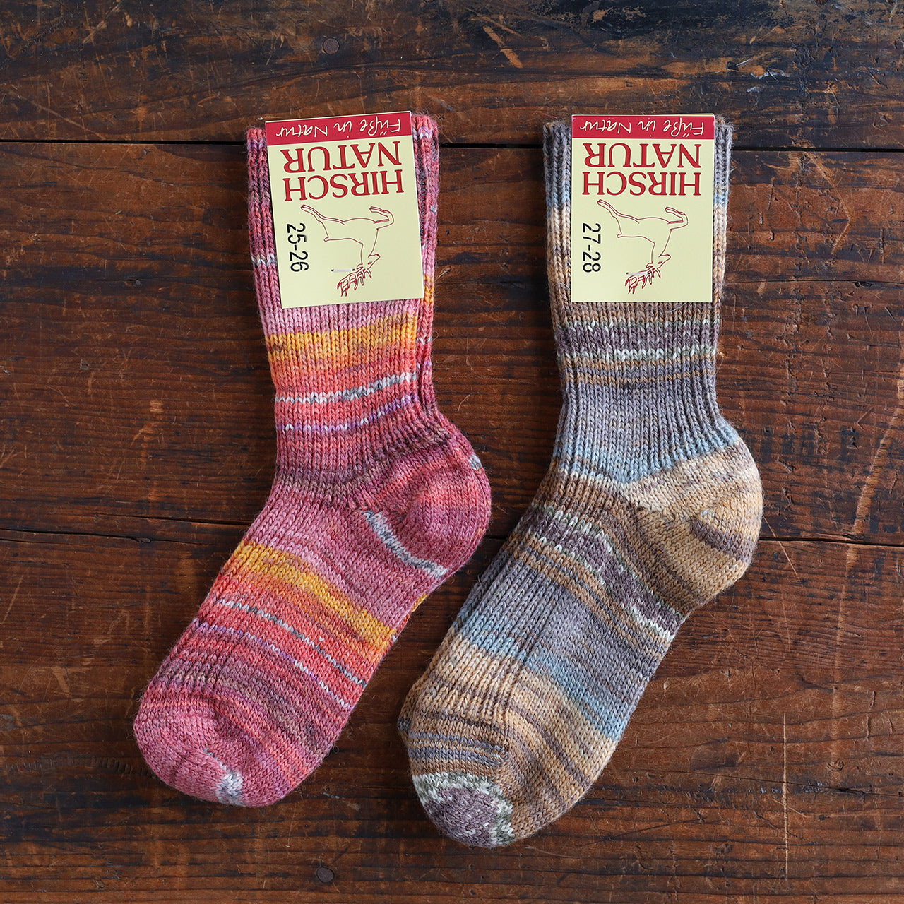 Child's Chunky Organic Wool Socks - Multi