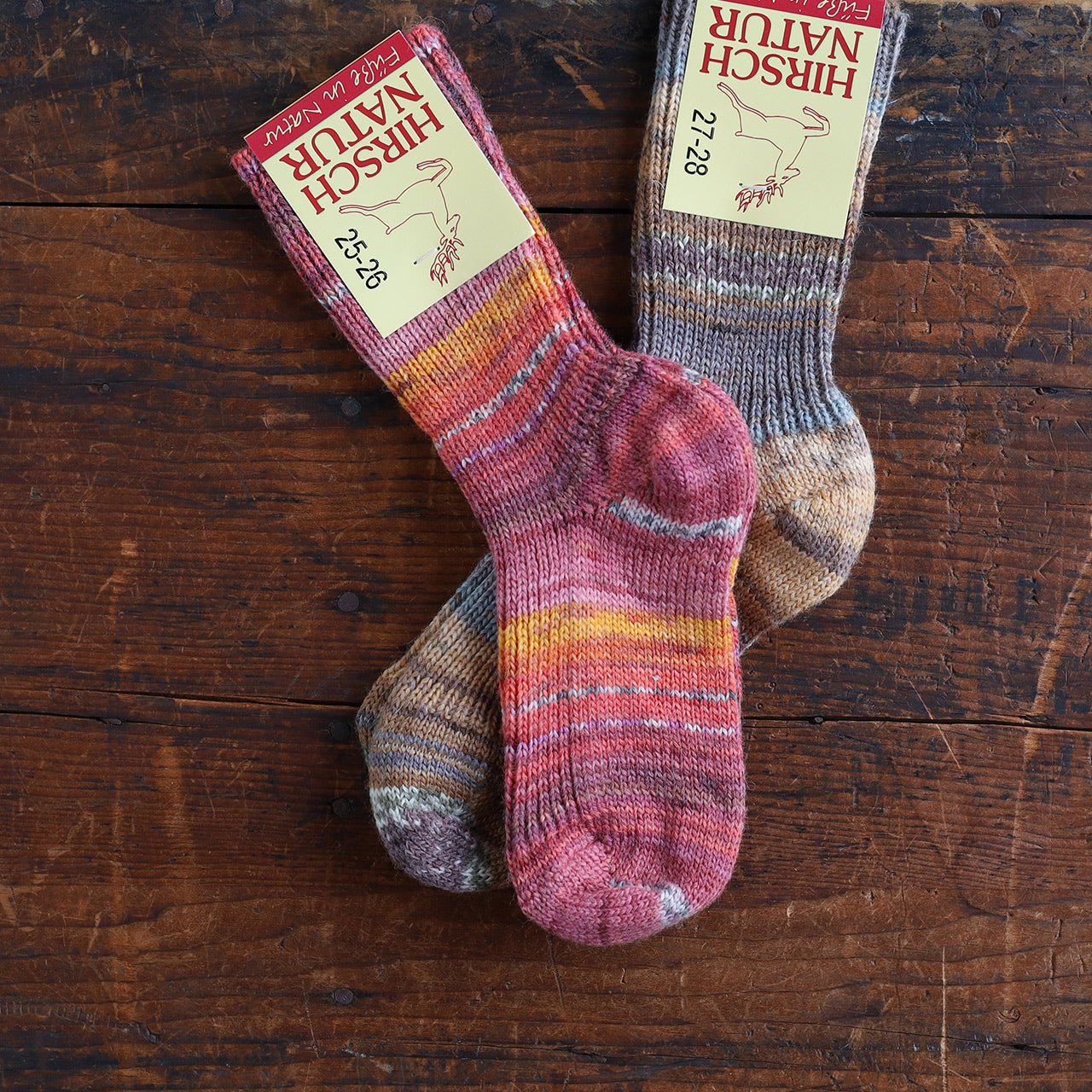 Child's Chunky Organic Wool Socks - Multi