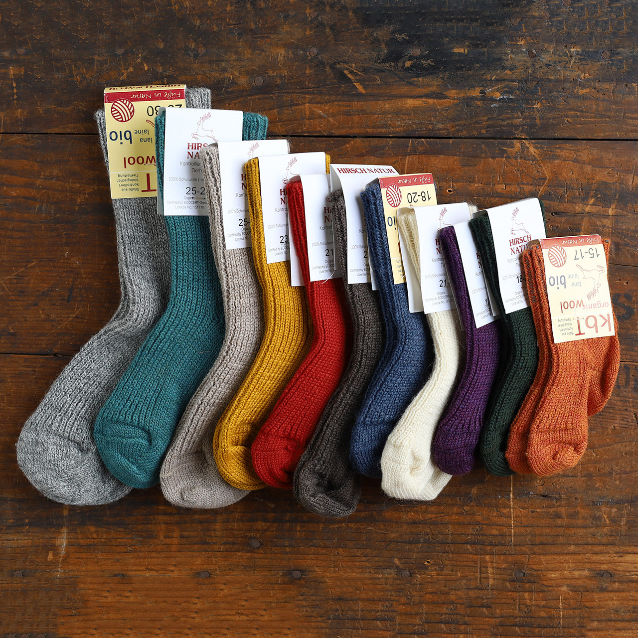 Child's Chunky Organic Wool Socks