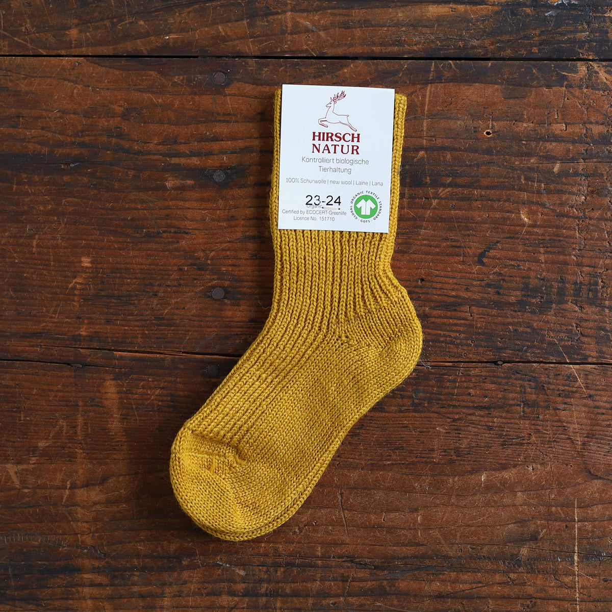 Child's Chunky Organic Wool Socks