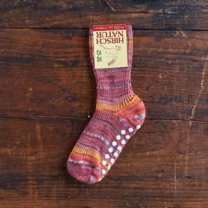 Child's Grippy Organic Wool Socks - Multi