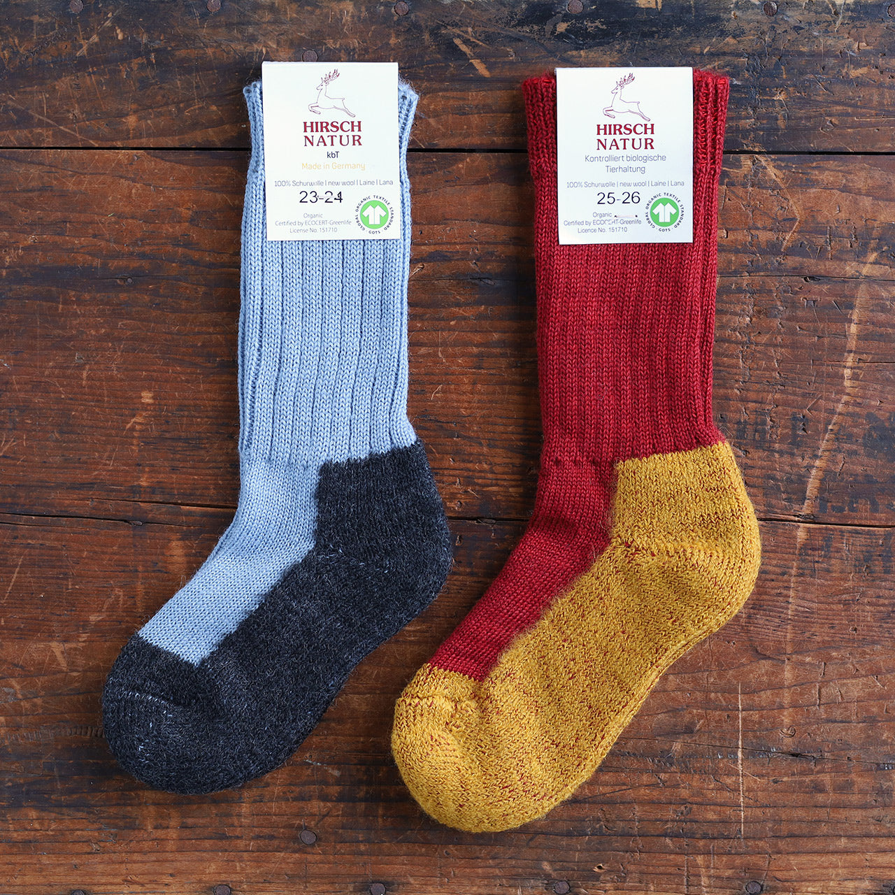 Child's Organic Wool Trekking Socks