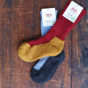 Child's Organic Wool Trekking Socks