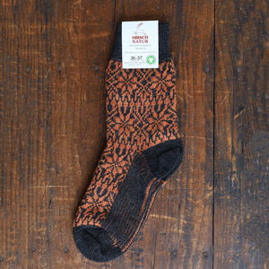 Scandi Fairisle Organic Wool Socks (Adults 36-46)