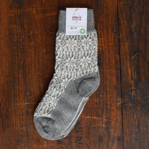 Scandi Fairisle Organic Wool Socks (Adults 36-46)