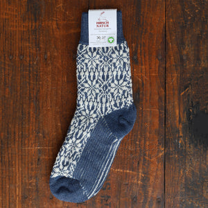Scandi Fairisle Organic Wool Socks (Adults 36-46)