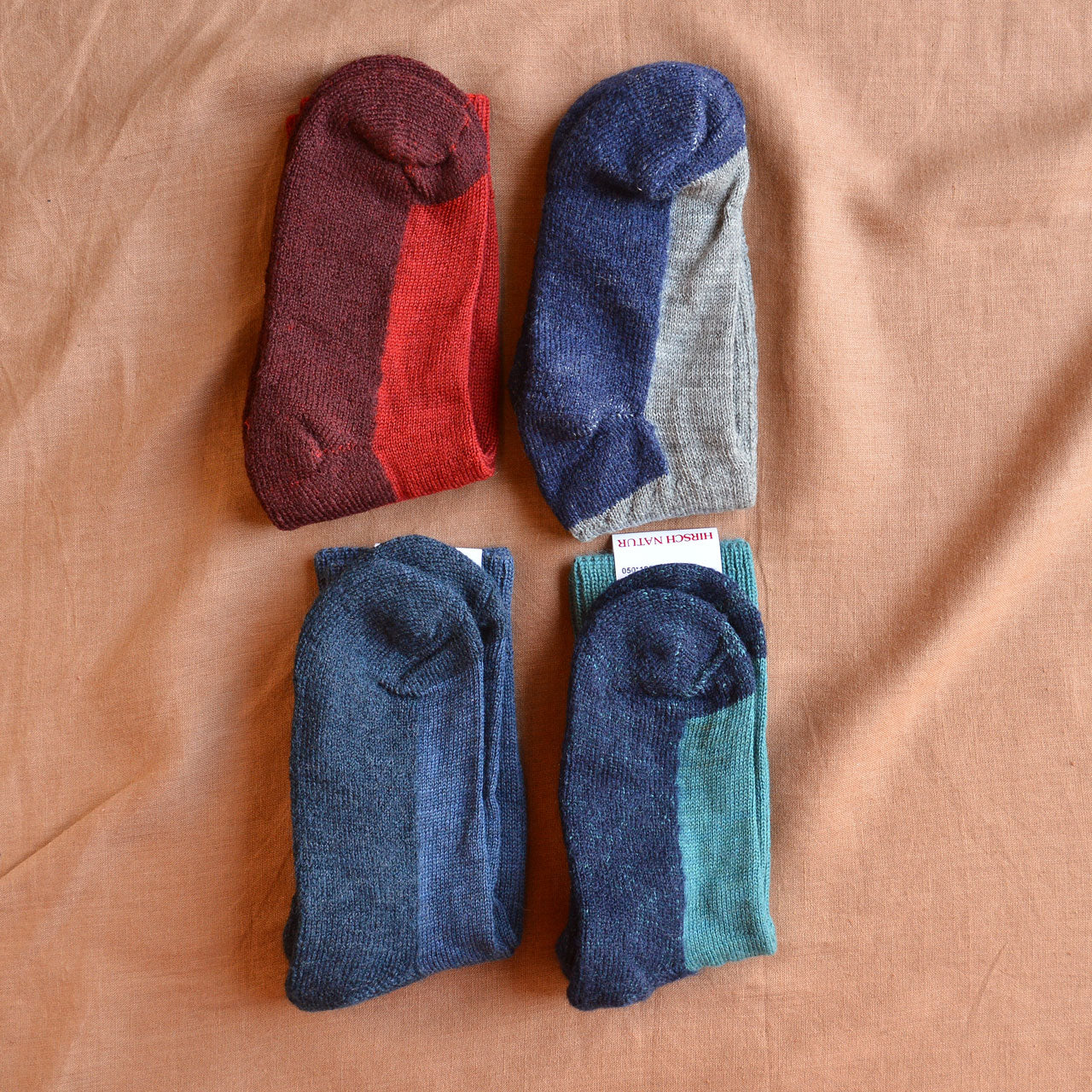 Trekking Socks - 100% Organic Wool (Adults - 36-46)