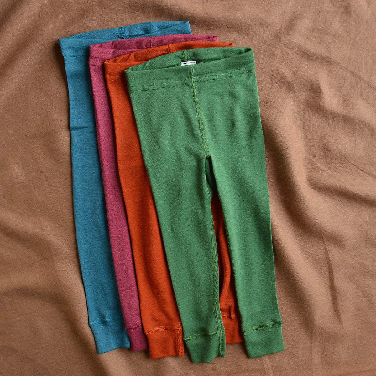 Child's Leggings by Hocosa - Organic Merino/Silk (1-14y)