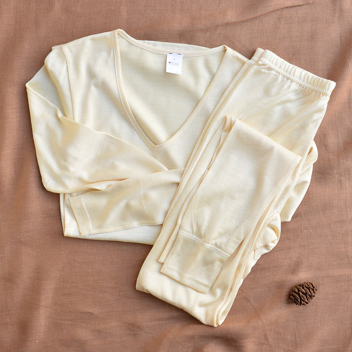 Women's Leggings - 100% Tussah Silk - Natural (S-L)