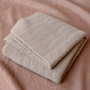 Herbie Baby Blanket - 100% Merino Lambswool - Taupe (70x90cm)