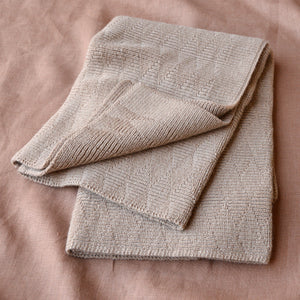 Herbie Baby Blanket - 100% Merino Lambswool - Taupe (70x90cm)