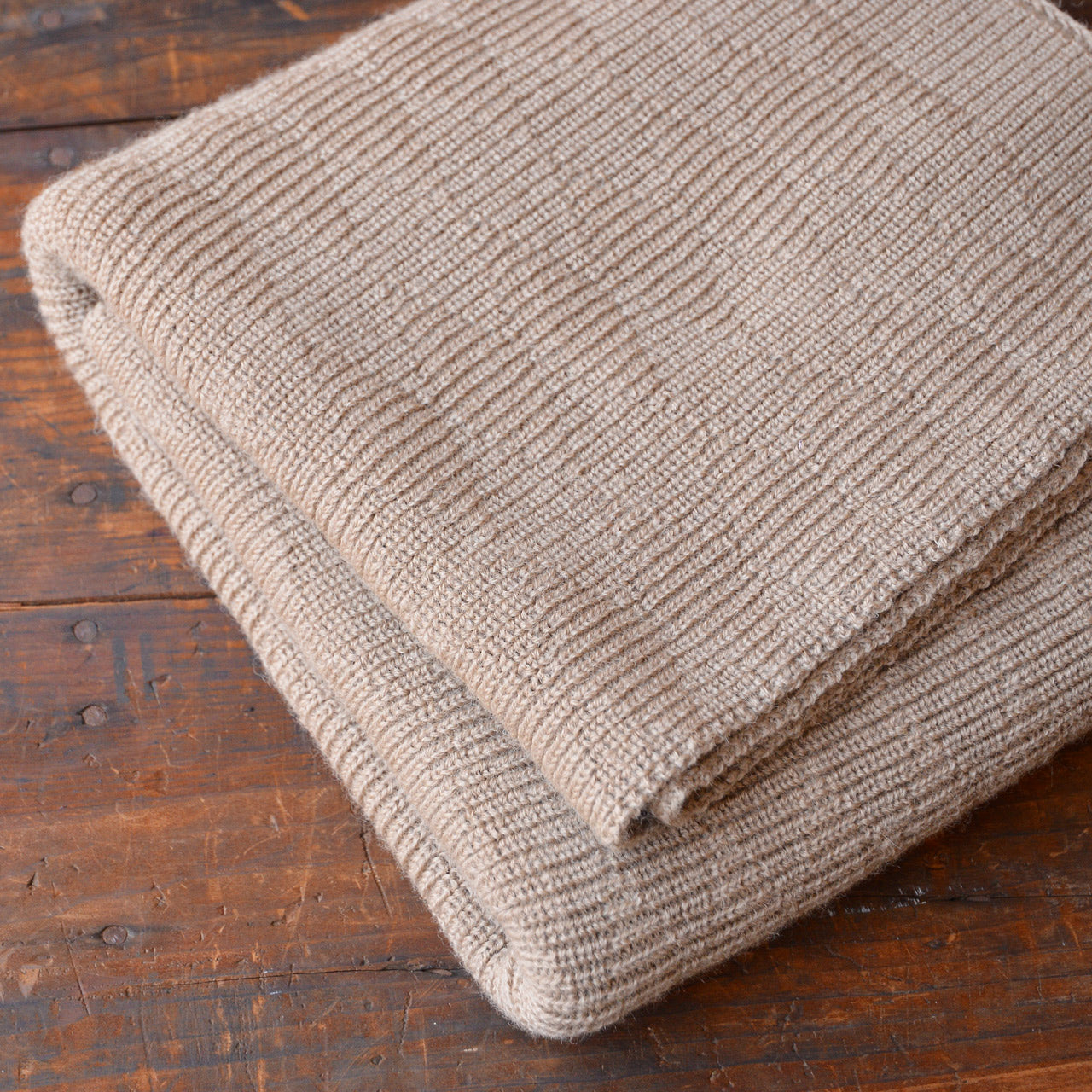 Herbie Baby Blanket - 100% Merino Lambswool - Taupe (70x90cm)