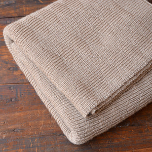 Herbie Baby Blanket - 100% Merino Lambswool - Taupe (70x90cm)