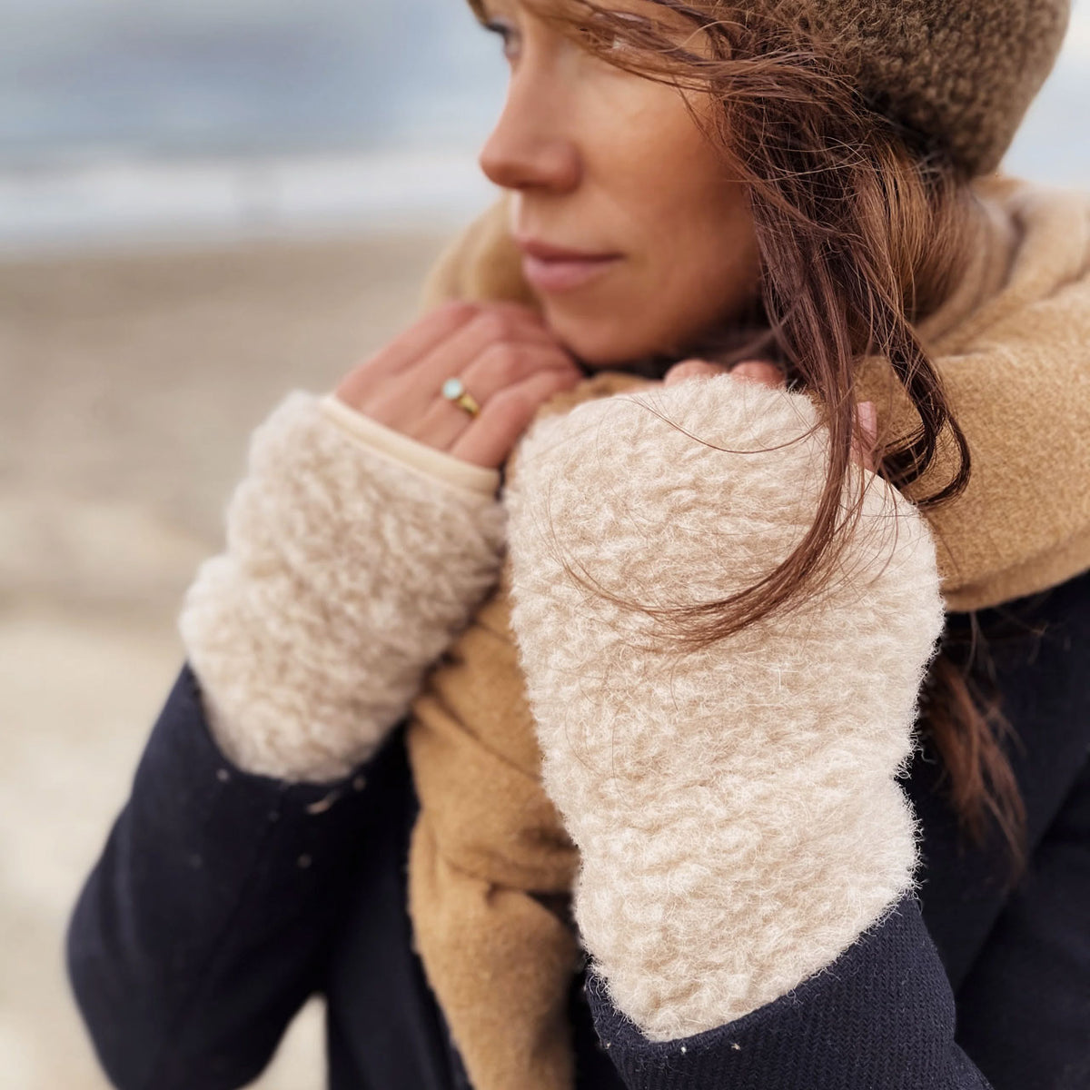 Teddy Fleece Handwarmers - 100% Wool (Teen-Adults)