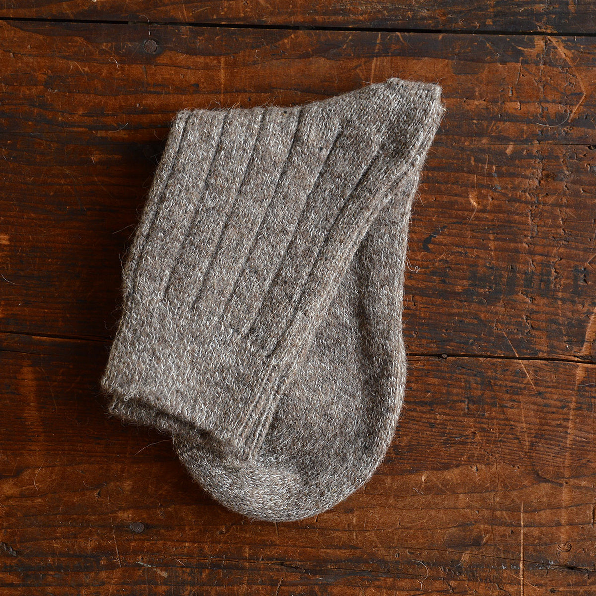 Medium Rib Wool/Alpaca/Hemp Socks (Adults)