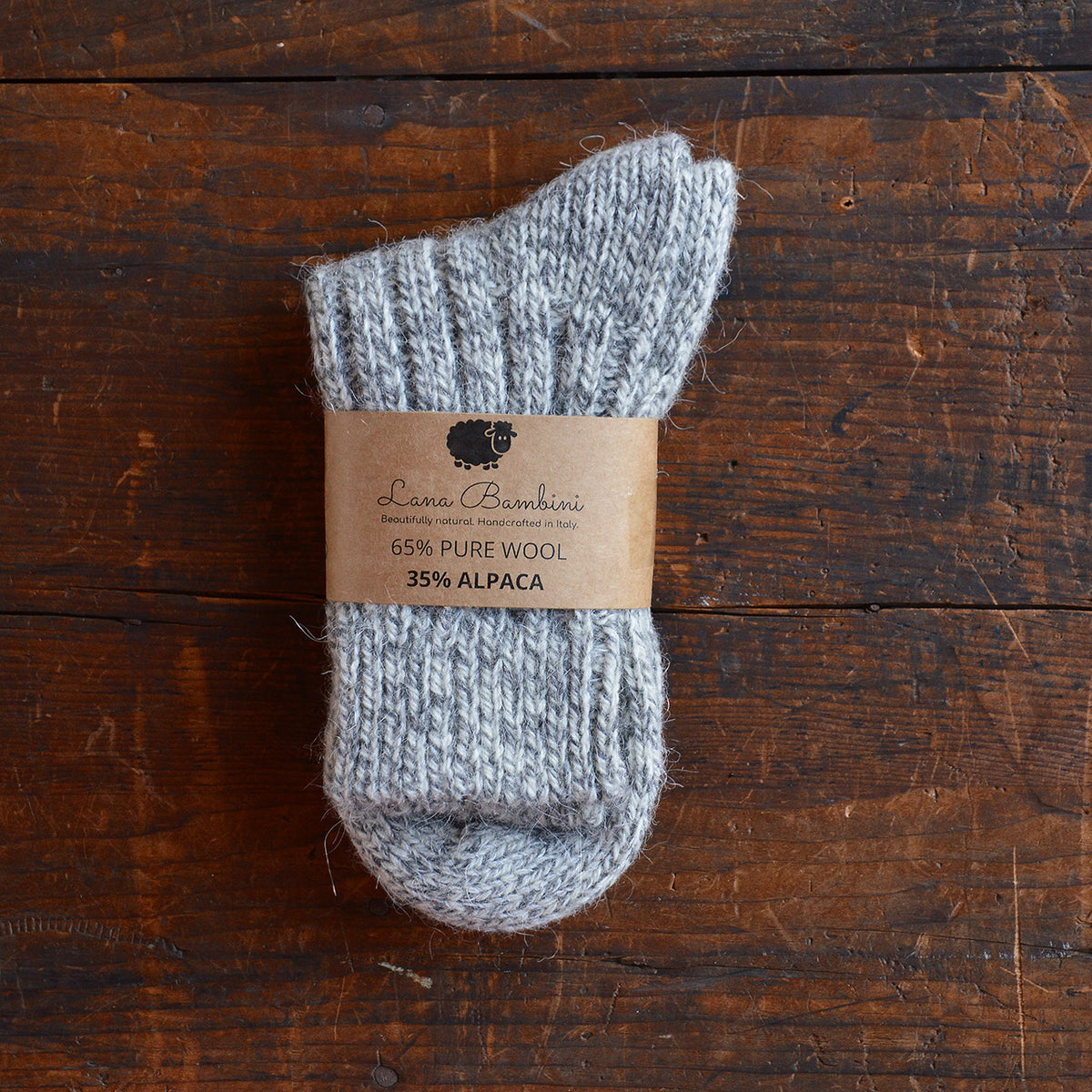 Chunky Rib Wool/Alpaca Socks (Adults)