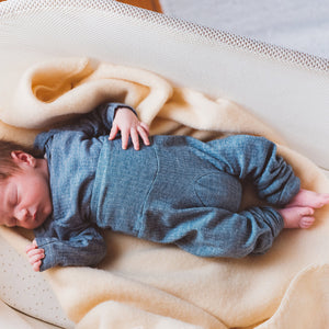 Baby Top Long Sleeve - Organic Cotton/Merino/Silk (0-3y)
