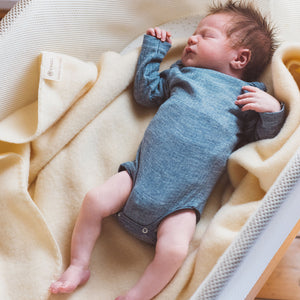 Baby Body Long Sleeve - Organic Cotton/Merino/Silk (0-3y) *Restocking soon
