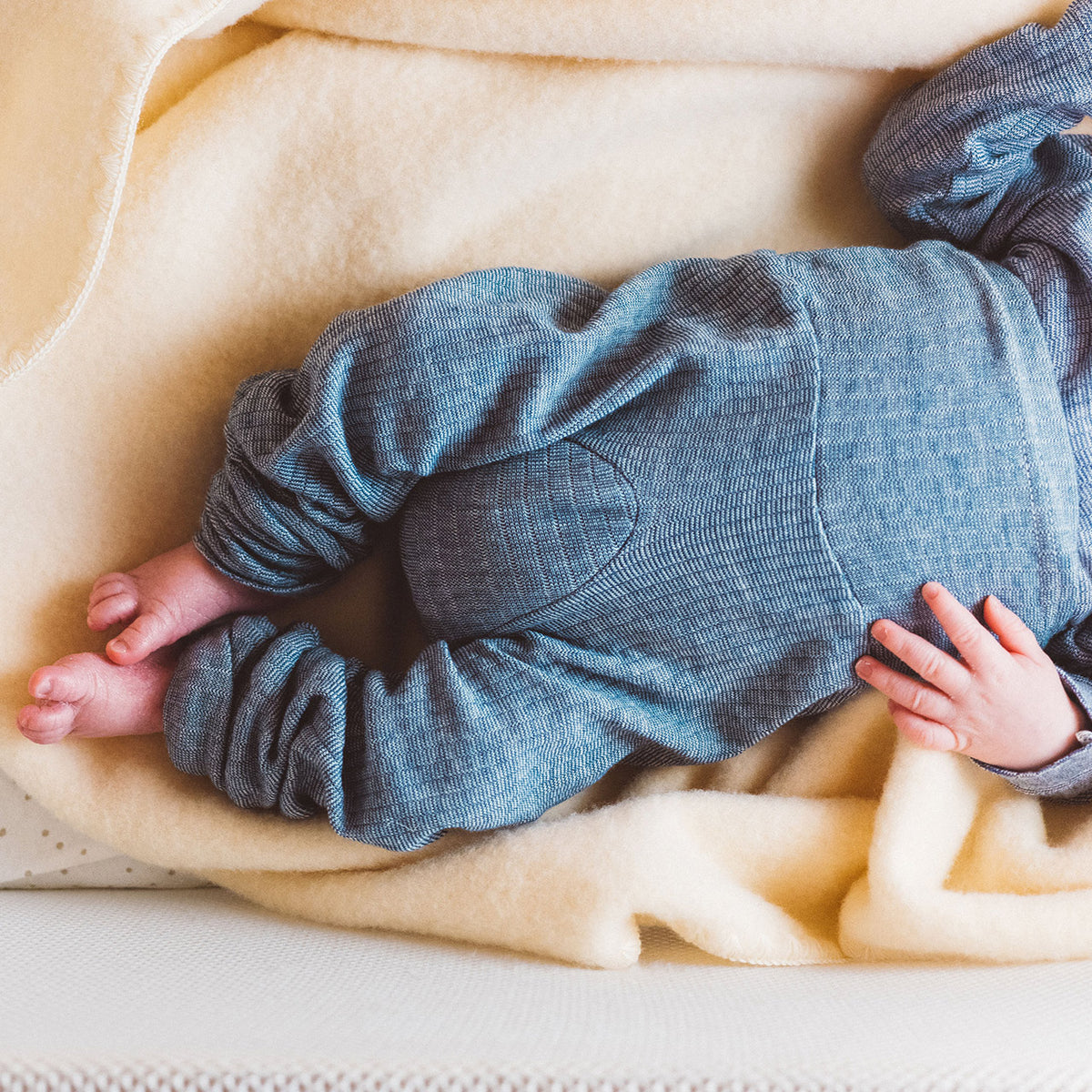 Baby Pants - Organic Cotton/Merino/Silk (0-3y)