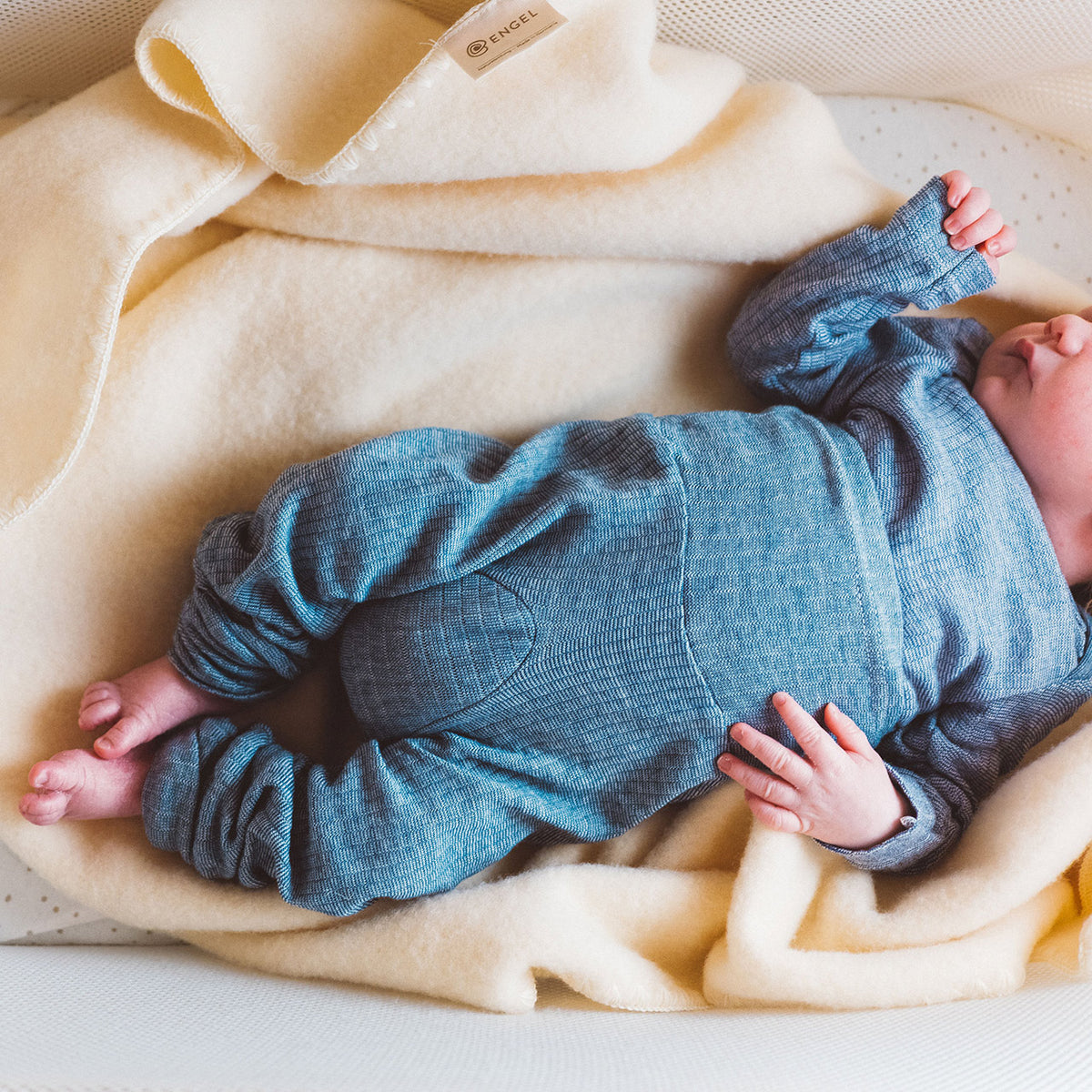 Baby Pants - Organic Cotton/Merino/Silk (0-3y)