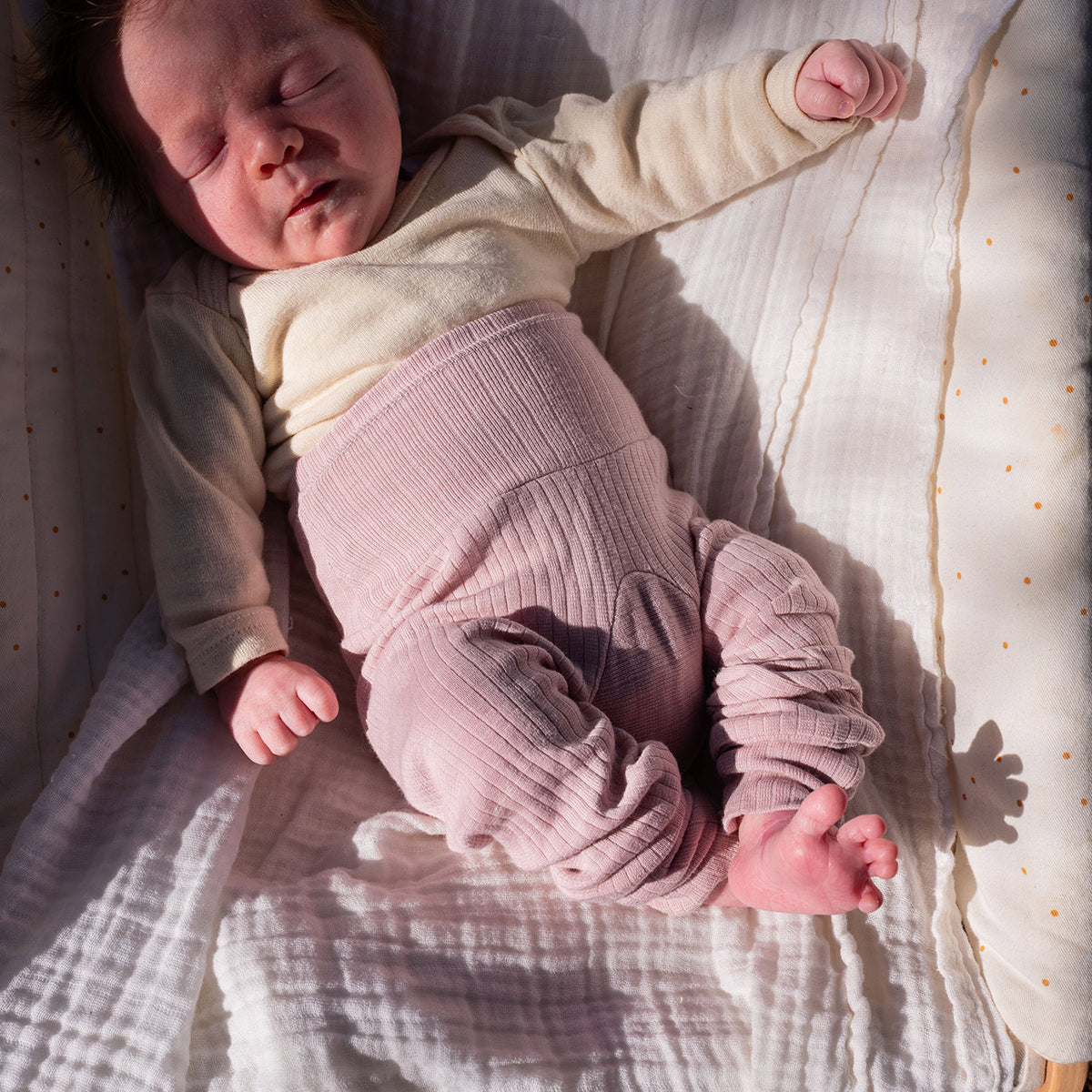 Baby Pants - Organic Cotton/Merino/Silk (0-3y)