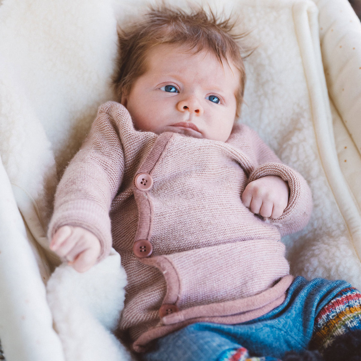 Organic Merino Baby Jacket (0-4y) *Retired Colours