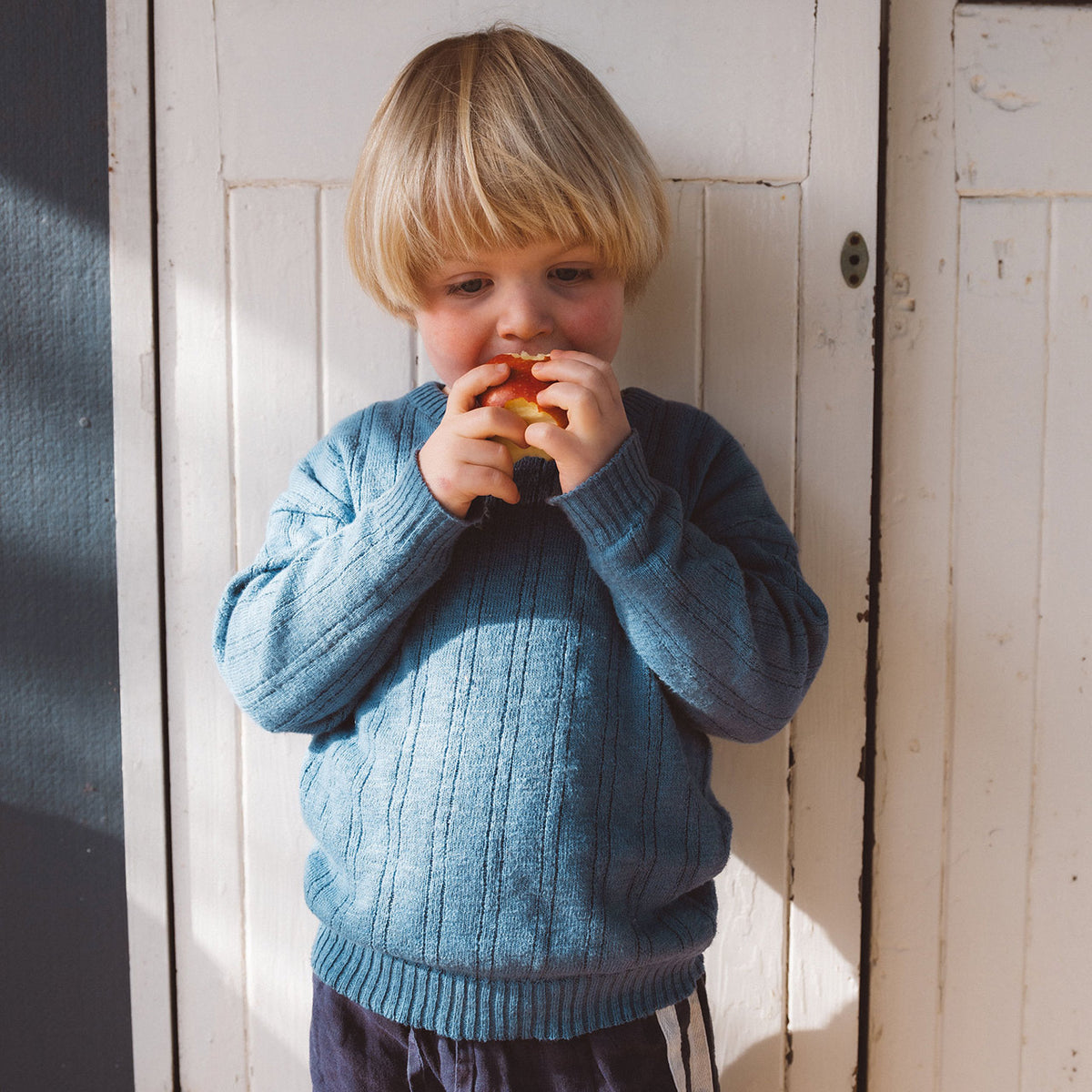 Kids Knitted Summer Sweater - Organic Linen/Cotton (0-10y)