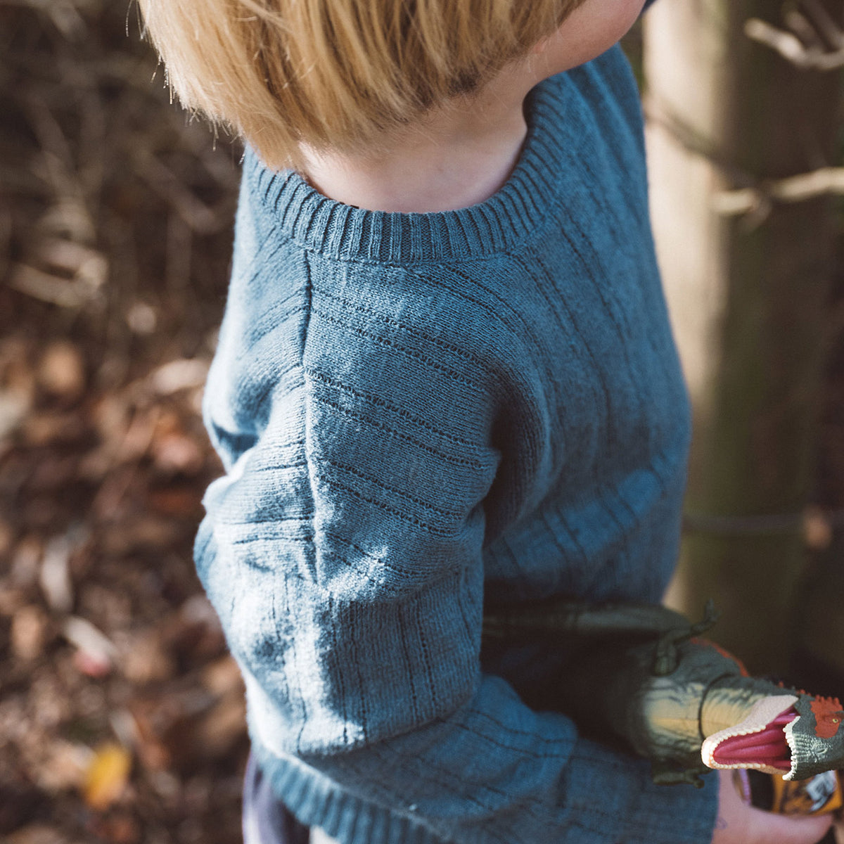 Kids Knitted Summer Sweater - Organic Linen/Cotton (0-10y)