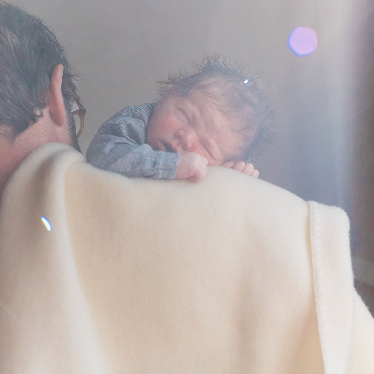 Baby Blanket in Organic Merino Wool Fleece (65x100cm)