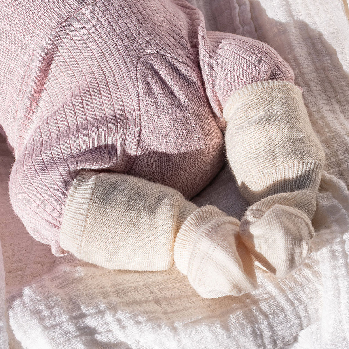 100% Organic Wool Baby Socks (0-3y)