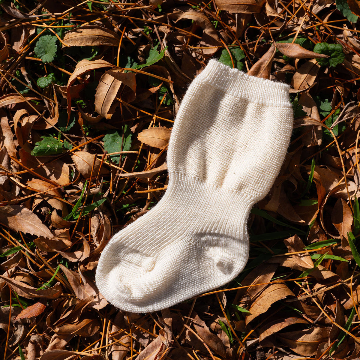 100% Organic Wool Baby Socks (0-3y)