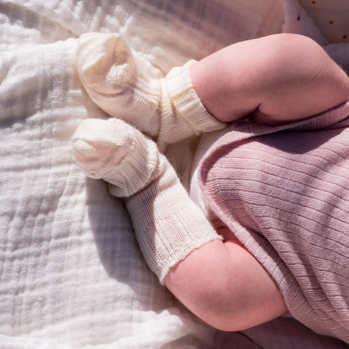 Fine Italian Wool Baby Socks (0-18m)