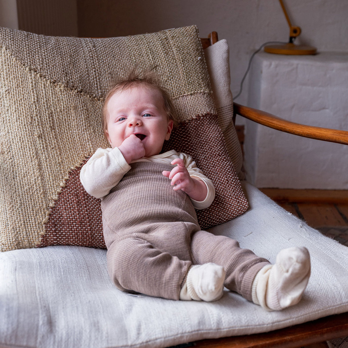 Organic Wool Nappy Cover - Longies (0-3y)