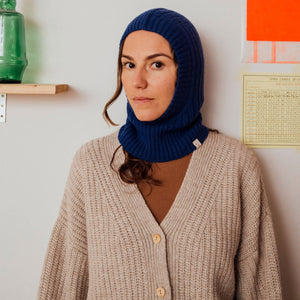 Womens Knit Cardigan - Organic Wool/Cotton (S, M, L)