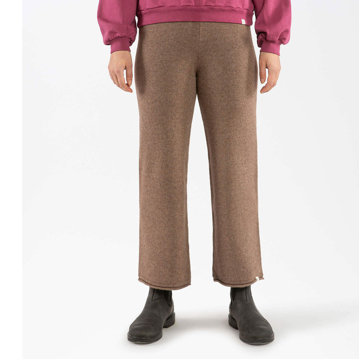 Womens Knitted Culottes - Organic Wool/Cotton (S, M, L)