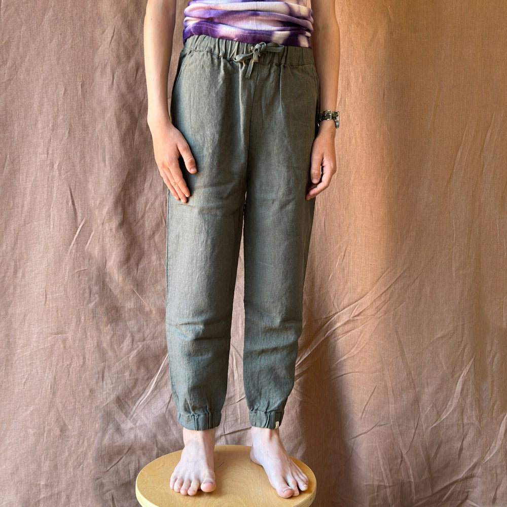 Wilder Linen Pants - Pine (7-12y)