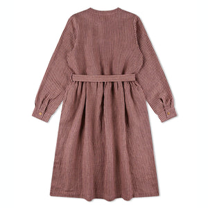 Belted Dress - 100% Linen - Heather Check (Women's S-L)