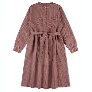 Belted Dress - 100% Linen - Heather Check (Women's S-L)